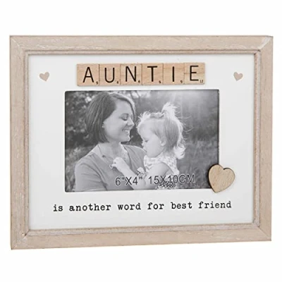 Image of Joe Davies Scrabble Sentiments Photo Frame 6x4 Auntie