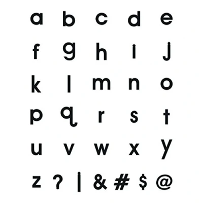 Image of Balvi Magnetic letters Magnet Message Black colour Case 120 parts EVA