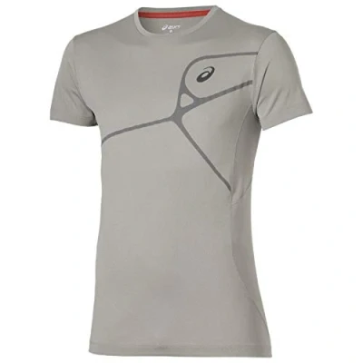 Image of Asics Men&#039;s T Shirt Grey Small