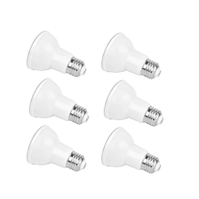 Image of 6 Pack Par20 LED Bulb,7W (50W Equivalent),3000K (Warm White Glow),Dimmable,CRI90+,Flood Light Bulb,40 Beam Angle Medium Base (E27)