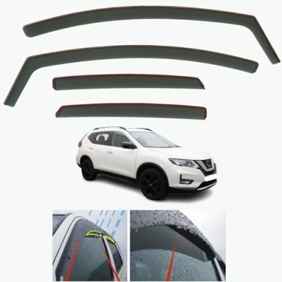 Image of AC WOW 4x Rain Wind Deflectors for Nissan X Trail 2013 2014 2015 2016 2017 2018 2019 2020 2021