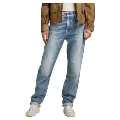 Image of G STAR RAW Women&#039;s Virjinya Slim Jeans, Blue (sun faded ice fog destroyed D21078 B767 C275), 30W / 30L