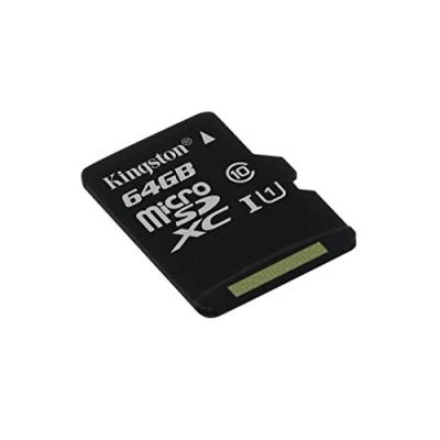 Image of Kingston Canvas Select (SDCS/64GBSP) MicroSD Class 10 UHS I Speeds Up to 80 MB/s Read (Card only) Bring Your HD Videos Life
