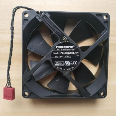 Image of CYRMZAY Compatible For FOXCONN PVA092G12H P29 EE HP 640256 001 12V 1.20A 4 Wire cooling fan