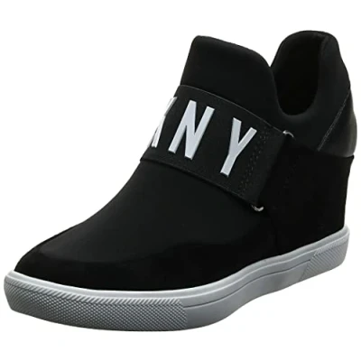 Image of DKNY Women&#039;s Sneaker, Black Cosmos, 5 UK