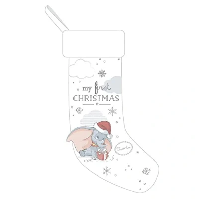 Image of Widdop Disney Dumbo Stocking First Christmas XM9811