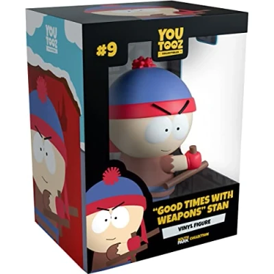 Image of Youtooz Good Times with Weapons Stan 3.5&quot; inch Vinyl Figure, Collectible Figure by South Park Collection, Black