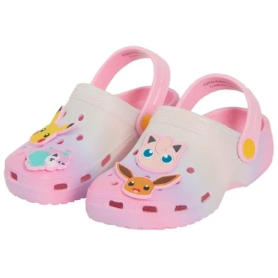 Image of Girls Pokemon Clogs Pink 10 UK Child