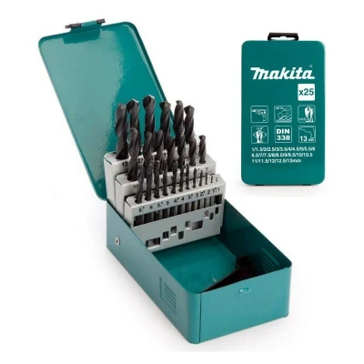 Image of Makita D 54097 HSS Ground Point Set Multi Colour (25 Piece)