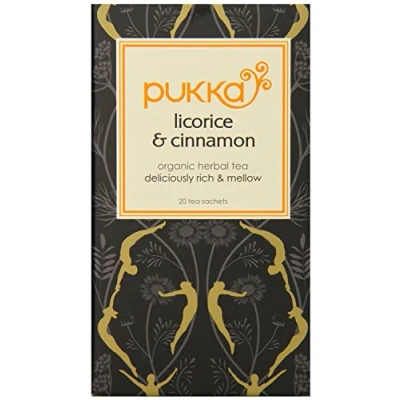 Image of Pukka Licorice &amp; Cinnamon Tea 20 per Pack of 6