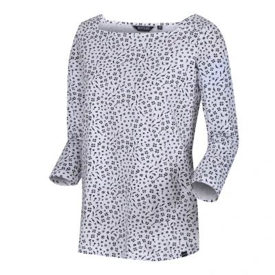 Image of Regatta Polexy T Shirt, White Ditsy, 38