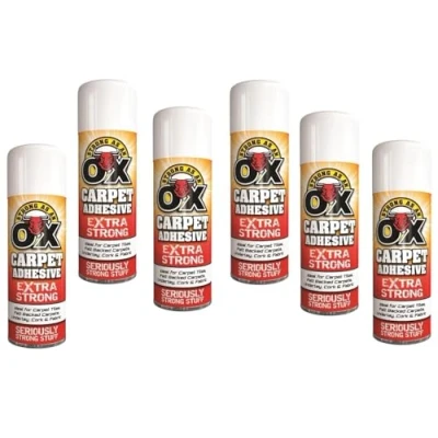 Image of Heavy Duty Spray Adhesive Multi Purpose Use for Card Paper Carpet Leather Vinyl Fabric (6)