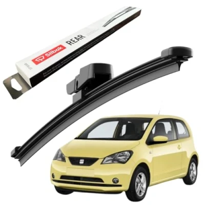 Image of Silbak Rear Windscreen Wiper, fits for SEAT MII (10/2011 12/2021) Wiper Blade, 250mm
