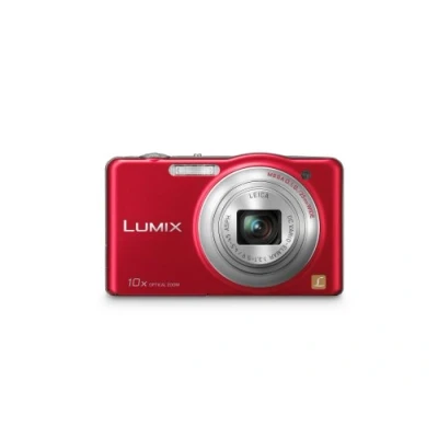 Image of Panasonic Lumix DMC SZ1 Digital Camera 16 Megapixels 10x Optical Zoom 7 cm (2.9 Inch) Display Image Stabilised Red (Renewed)