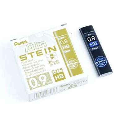 Image of Pentel 0.9 HB Ain Stein Refill Leads (Pack of 12)