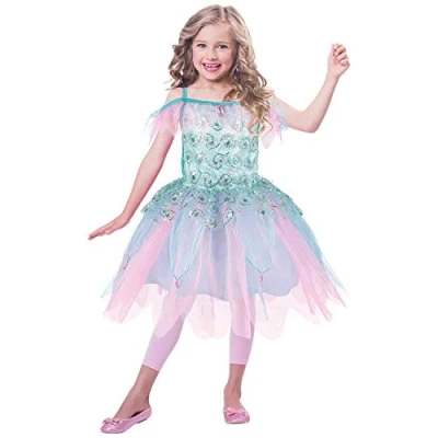 Image of (PKT) Child Girls Aqua Fairy Costume (3 5yr)