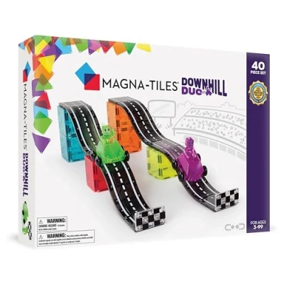Image of Magna Tiles Downhill Duo 40 Piece Set, Black