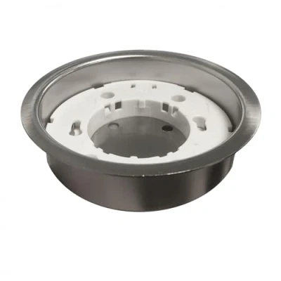Image of Leyton Lighting Recessed Metal Downlight Casing for GX53 Lightbulb, Cut out Hole 82 85mm