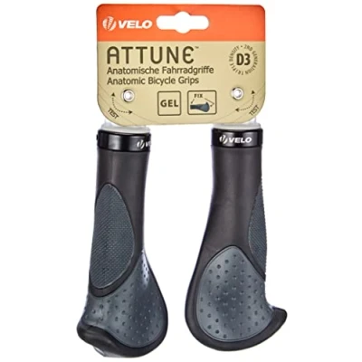 Image of VELO Ergogel D3 Bar Screw On Grip Grey