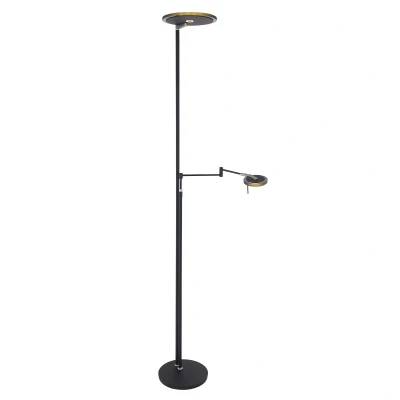 Image of Turound Mother &amp; Child Lamp Black Matt, Steel, Transparent Grey