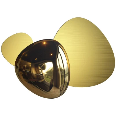 Image of Jack stone Modern Integrated LED Wall Lamp Gold, 3000K
