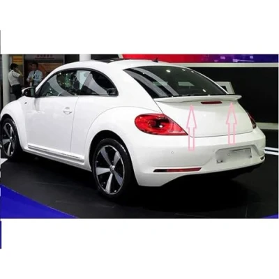 Image of Car Tail Wing Rear Spoiler for VW Beetle 2013 2018, Boot Lid Mods Styling Accessories,A/White