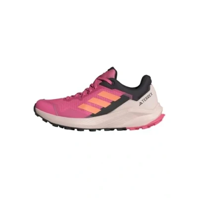 Image of Adidas Terrex Trailrider Trail running shoes, Women&#039;s, Size: 4.5, pink fusion amber tint Synthetics/textile