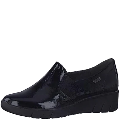 Image of Jana Women&#039;s 8 24662 41 Loafer, Black (Black Patent), 3.5 UK