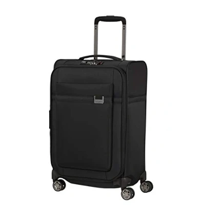 Image of Samsonite Airea Spinner S Expandable, Carry on Luggage, 55 cm, 38/43.5 L, Black (Black)
