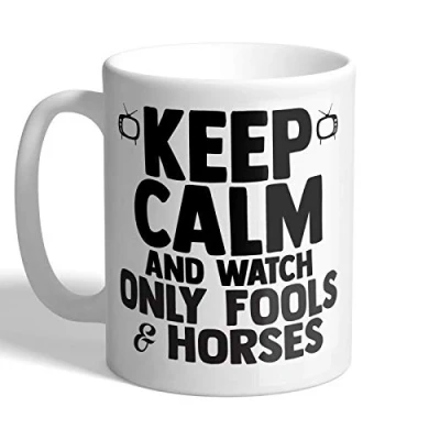 Image of I Love Mugs Keep Calm and Watch Only Fools &amp; Horses Mug, Ceramic, 11fl.oz.
