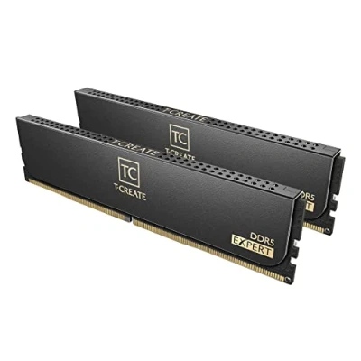 Image of TEAMGROUP T Create Expert Overclocking 10L DDR5 64GB Kit (2 x 32GB) 6400MHz (PC5 51200) CL34 Desktop Memory Module Ram CTCED564G6400HC34BDC01