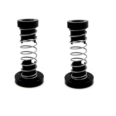 Image of 2 Pack 3D Printer TR8x4 T8 POM Anti Backlash Nuts for Pitch 2mm Lead 4mm Acme Threaded Rod Eliminate The Gap Spring DIY CNC Accessories (Pitch 4mm)