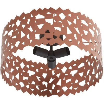Image of Lucande Aeloria ceiling light, copper, iron, Ø 50 cm, E27