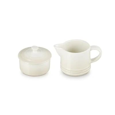 Image of Le Creuset Meringue Milk &amp; Sugar Set