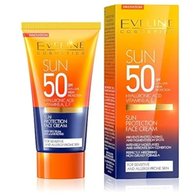 Image of Eveline Sun Protection Face Cream SPF50 50ml