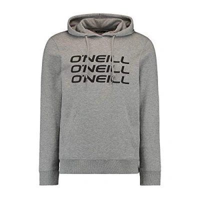 Image of O&#039;Neill Men&#039;s Triple Stack Hoodie Sweatshirt, Silver Mel, XL
