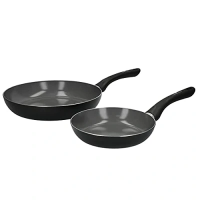 Image of MasterClass Recycled Non Stick Frying Pan Set of 2