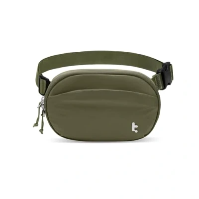 Image of tomtoc 1.5L Small Sling Bag Waist Pack Gift, Lightweight Bum Fanny with Organized Pockets, Mini Belt Adjustable Strap for Running Hiking Traveling, Green