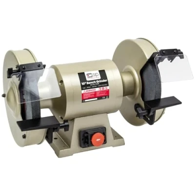Image of SIP Electric Bench Grinder 10&quot; 230V 750W 2980RPM 250mm x 25mm Wheel, Coarse and Fine Grit Grinding Wheels