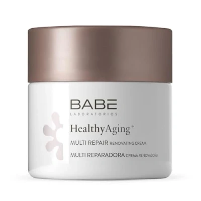 Image of Laboratorios Babé Multi HealthyAging+ Renewing Moisturizing Night Face Cream 50ml Nourishing Regenerating Young Look Collagen Sensitive Skin Anti Wrinkle