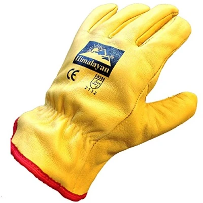 Image of Himalayan H310 9 Premium Drivers Glove, Yellow, Size, Pack of 10