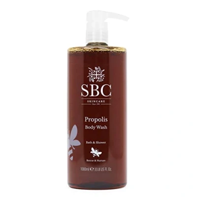 Image of SBC Skincare Propolis Body Wash 1000ml, Soothing Shower Gel For Sensitive Skin, Bath And Men Women