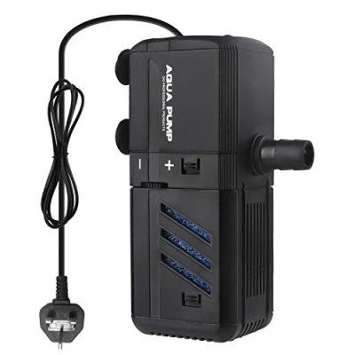 Image of NO.17 Submersible Aquarium Internal Filter 6W, Adjustable Fish Tank with 500L/H Water Pump for 50 150L