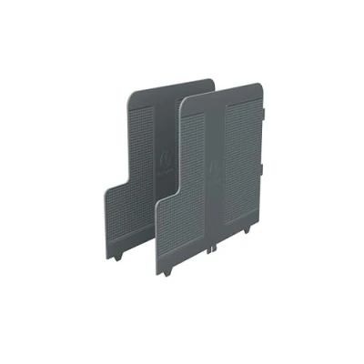Image of Exacompta Ref 39107D Modulotop ECOBlack Additional Document Dividers (Pack of 2) 280 x 240 6mm in Size, Easily Removed or Inserted Mouse Grey