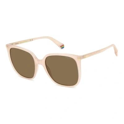 Image of POLAROID PLD 6218/S Sunglasses, Pink, 56