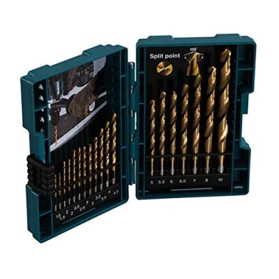 Image of Makita D 67527 19 Piece Hss Tin Metal Bit Set