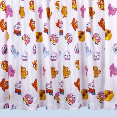Image of Character World 72 inch Moshi Monsters Moshlings Curtains, Multi Color