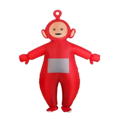 Image of Inflatable Po Adult Teletubbies Fancy Dress Costume Standard