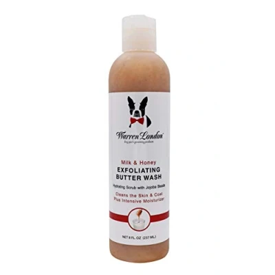 Image of Warren London Exfoliating Butter Pet Wash Milk and Honey, 236 ml