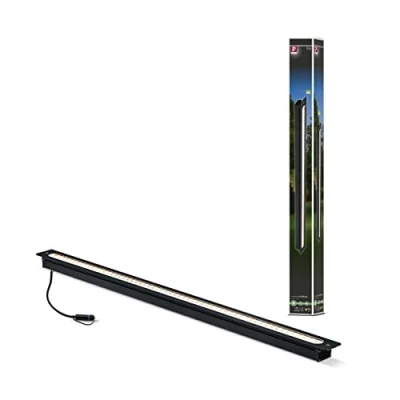 Image of Paulmann 93921 Outdoor Plug &amp; Shine Ground recessed Lighting IP67 875lm 3000K 8W 24V Asymetric Anthracite alu